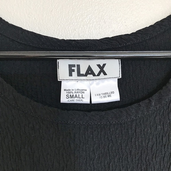 Flax Rayon Boxy Tank Top - Picture 3 of 4
